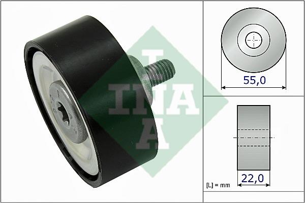 INA 532 0720 10 Idler Pulley 532072010