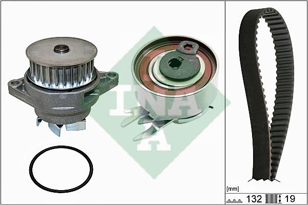 530016530 INA TIMING BELT KIT WITH WATER PUMP