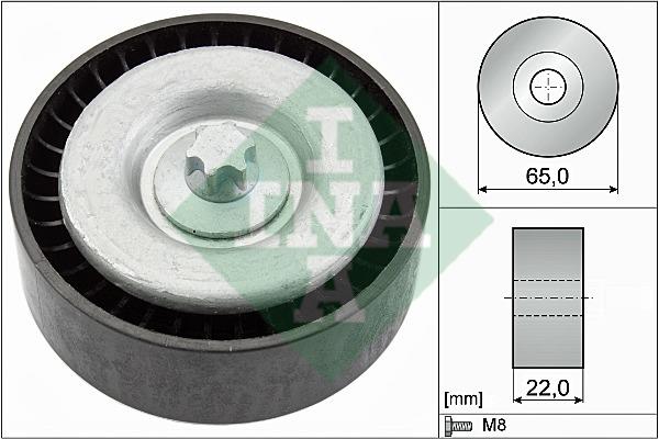 INA 532 0667 10 Idler Pulley 532066710