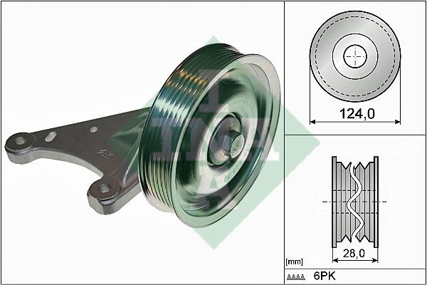 INA 532 0773 10 Idler Pulley 532077310