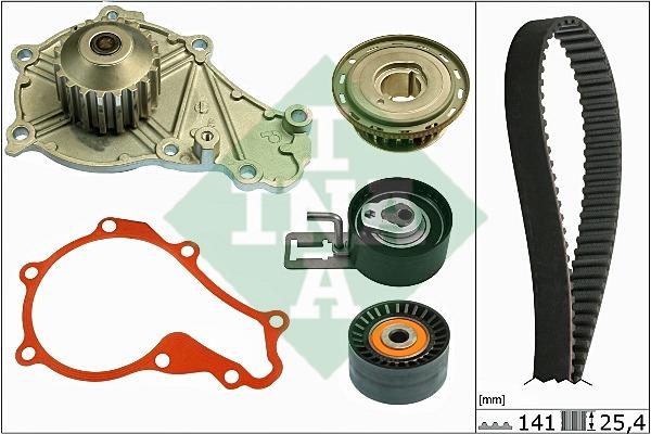 INA 530 0634 30 TIMING BELT KIT WITH WATER PUMP 530063430