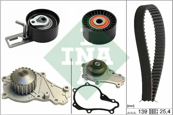 INA 530 0577 30 TIMING BELT KIT WITH WATER PUMP 530057730