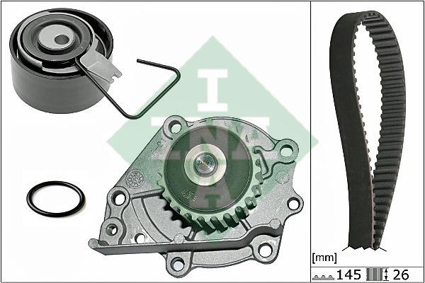 INA 530 0376 30 TIMING BELT KIT WITH WATER PUMP 530037630
