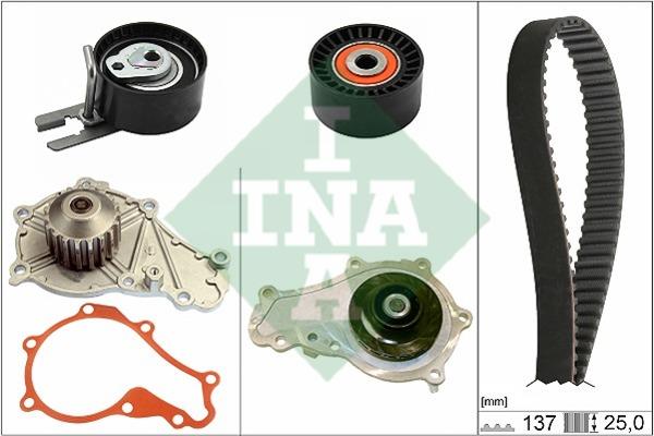 INA 530 0632 30 TIMING BELT KIT WITH WATER PUMP 530063230