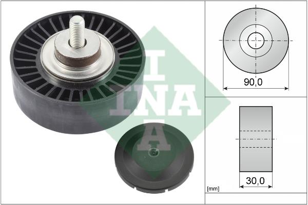 Belt tensioner pulley BMW X1: 532075210 INA Idler Pulley