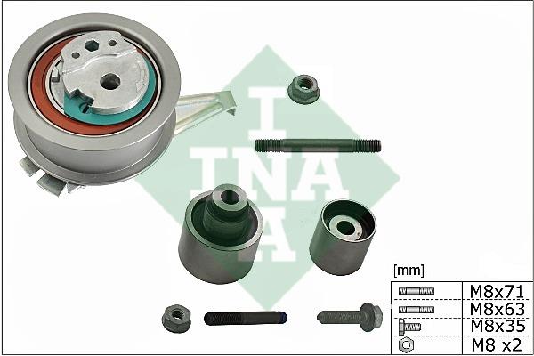 INA 530 0650 09 Timing Belt Pulleys (Timing Belt), kit 530065009