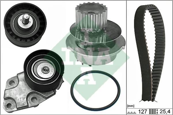 INA 530 0332 31 TIMING BELT KIT WITH WATER PUMP 530033231