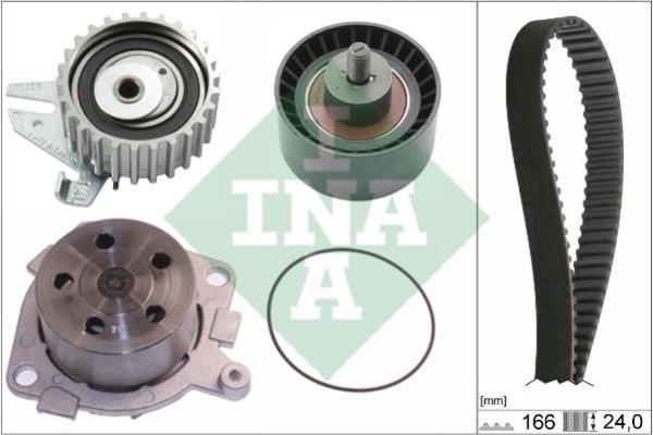 INA 530 0226 30 TIMING BELT KIT WITH WATER PUMP 530022630