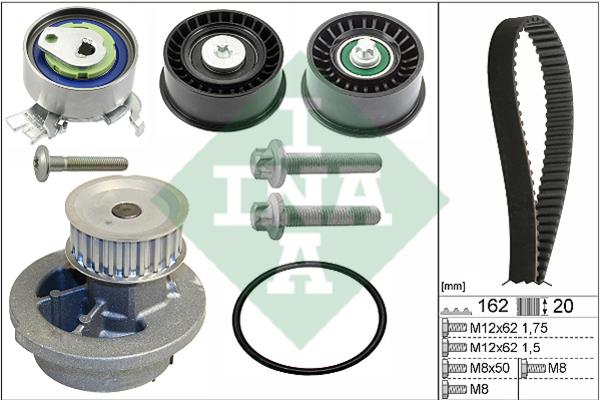 INA 530 0441 32 TIMING BELT KIT WITH WATER PUMP 530044132