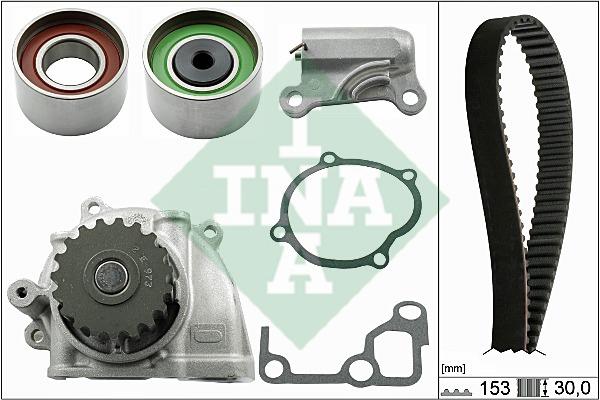 INA 530 0477 30 TIMING BELT KIT WITH WATER PUMP 530047730