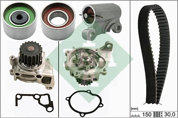 INA 530 0519 30 TIMING BELT KIT WITH WATER PUMP 530051930