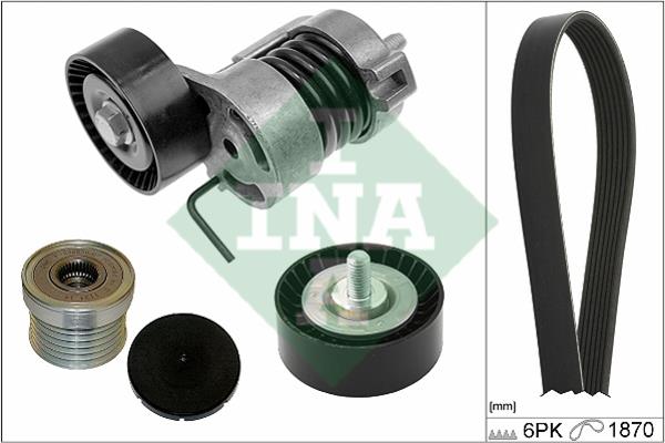 INA 529 0255 10 Drive belt kit 529025510