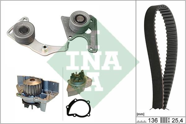 INA 530 0096 31 TIMING BELT KIT WITH WATER PUMP 530009631