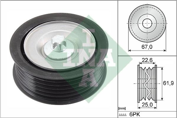 INA 532 0866 10 Idler Pulley 532086610