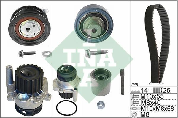INA 530 0361 32 TIMING BELT KIT WITH WATER PUMP 530036132