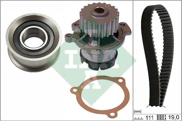INA 530 0287 31 TIMING BELT KIT WITH WATER PUMP 530028731