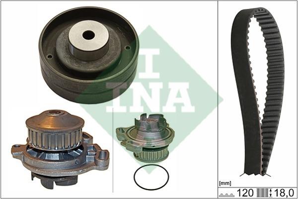 INA 530 0151 30 TIMING BELT KIT WITH WATER PUMP 530015130