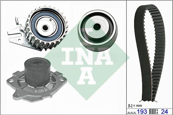 INA 530 0621 30 TIMING BELT KIT WITH WATER PUMP 530062130