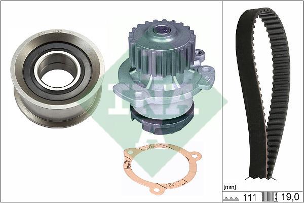 INA 530 0287 30 TIMING BELT KIT WITH WATER PUMP 530028730