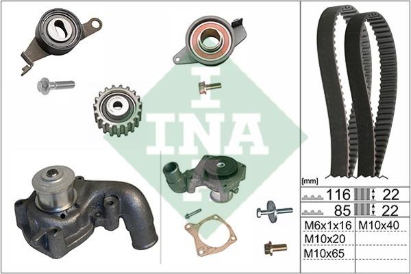 INA 530 0010 31 TIMING BELT KIT WITH WATER PUMP 530001031