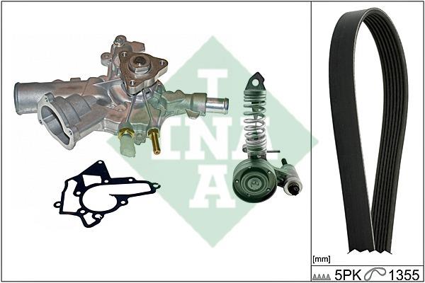  529 0010 30 DRIVE BELT KIT, WITH WATER PUMP 529001030