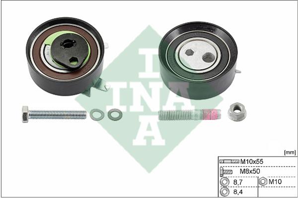 INA 530 0062 09 Timing Belt Pulleys (Timing Belt), kit 530006209