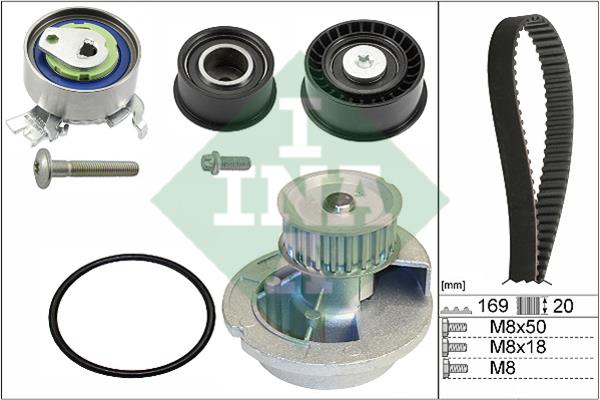  530 0078 31 TIMING BELT KIT WITH WATER PUMP 530007831