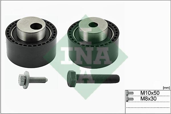 INA 530 0111 09 Timing Belt Pulleys (Timing Belt), kit 530011109
