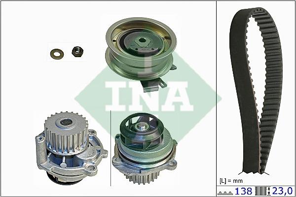 INA 530 0171 31 TIMING BELT KIT WITH WATER PUMP 530017131