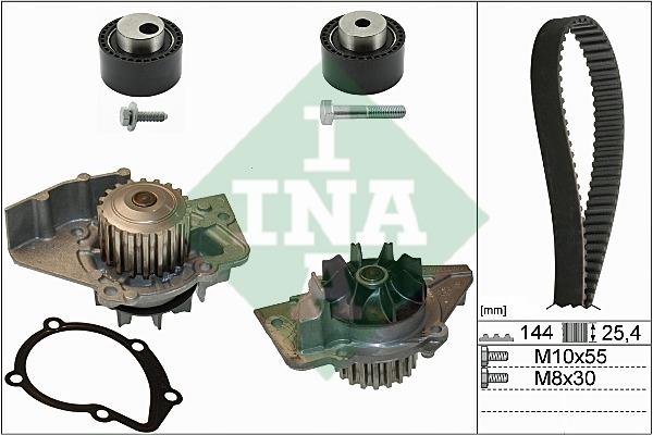 INA 530 0235 30 TIMING BELT KIT WITH WATER PUMP 530023530