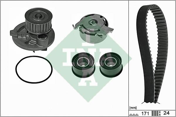 INA 530 0358 31 TIMING BELT KIT WITH WATER PUMP 530035831