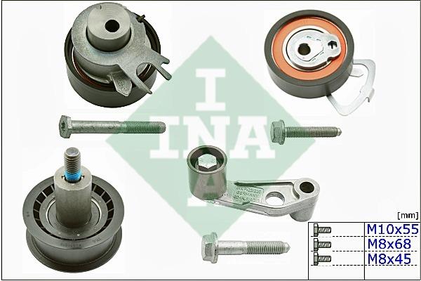 INA 530 0360 09 Timing Belt Pulleys (Timing Belt), kit 530036009