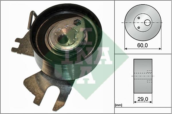 INA 531 0839 10 Tensioner pulley, timing belt 531083910