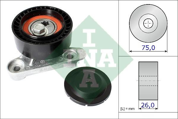 INA 531 0871 10 V-ribbed belt tensioner (drive) roller 531087110