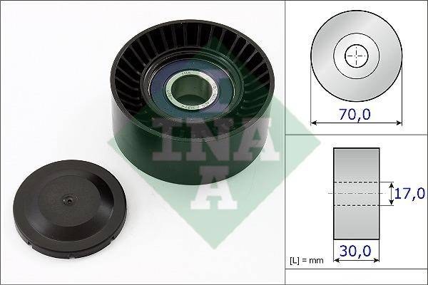 INA 531 0873 10 V-ribbed belt tensioner (drive) roller 531087310