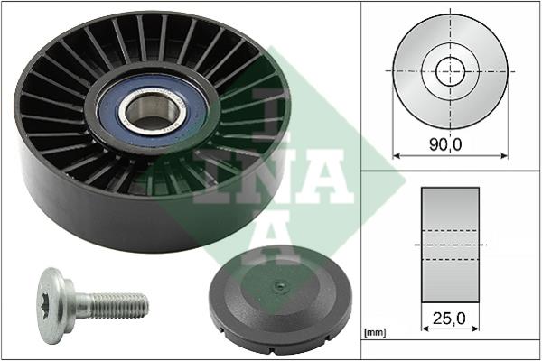 INA 532 0138 10 Idler Pulley 532013810
