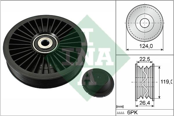 INA 532 0242 10 Idler Pulley 532024210