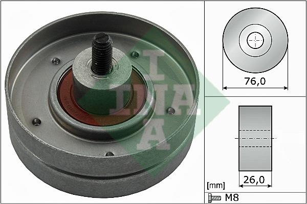 INA 532 0252 30 Idler Pulley 532025230