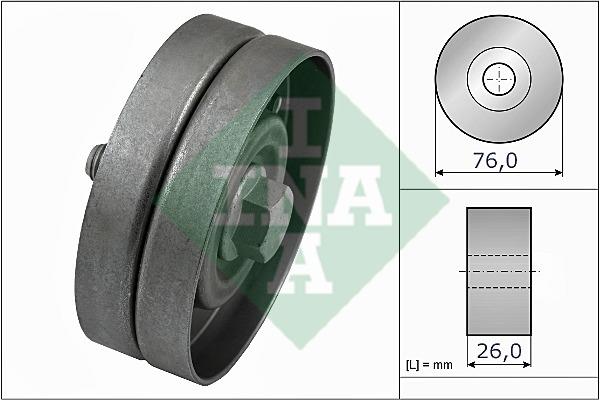 INA 532 0326 30 Idler Pulley 532032630