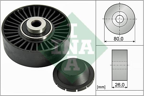INA 532 0370 20 Idler Pulley 532037020