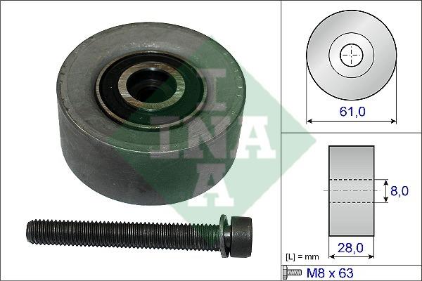 INA 532 0472 10 Tensioner pulley, timing belt 532047210