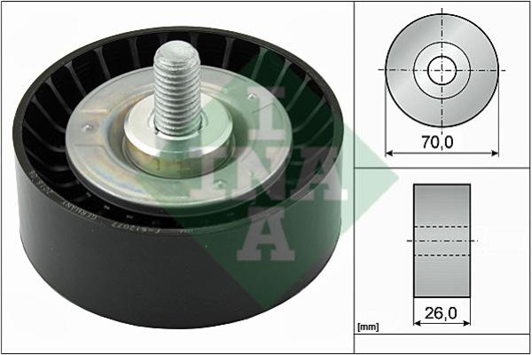 INA 532 0475 10 Idler Pulley 532047510
