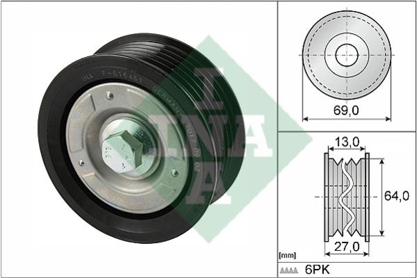 INA 532 0477 10 Idler Pulley 532047710