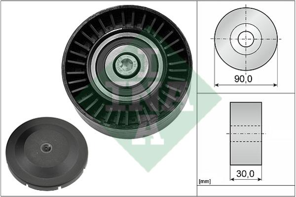 INA 532 0514 10 Idler Pulley 532051410
