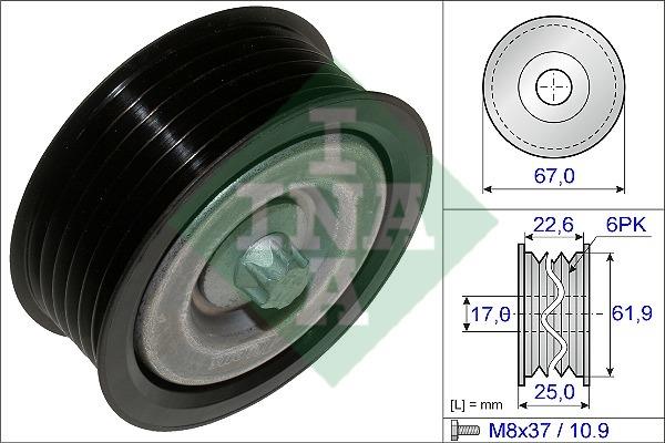 INA 532 0526 10 V-ribbed belt tensioner (drive) roller 532052610