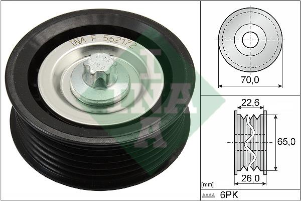 INA 532 0531 10 Idler Pulley 532053110