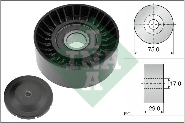 INA 532 0536 10 Idler Pulley 532053610