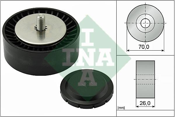 INA 532 0553 10 Idler Pulley 532055310