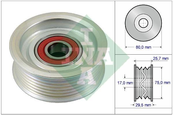 INA 532 0587 10 Idler Pulley 532058710