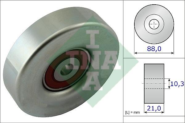 INA 532 0618 10 Idler Pulley 532061810
